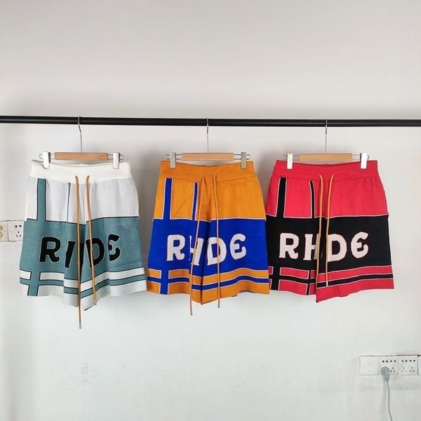 Calça de retalhos de retalhos de retalhos da moda, calças de letras clássicas de letras