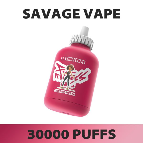 Savage Fitness 30000 Puffs 30k UE armazém Puff 25000 Vapes descartáveis com fluxo de ar ajustável Bobina de malha dupla Shisha 20000 25k Vaper 20k Vapen Mars e barra de cigarro