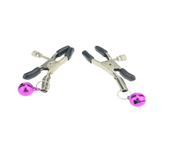 Q0228 1 coppia di bloccare il capezzolo a campana giocattoli sessuali per coppie clip labia giochi di sesso per adulti speciali kit di giocattoli sexy erotici per donne wnc652093412195