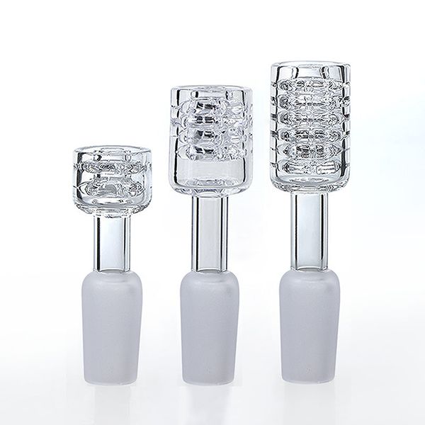 2/4/6 pilha de diamante nó de diamante Banger 10mm 14mm 18mm Margarida masculina Domless unhas para bongos de água de vidro Bongas de óleo