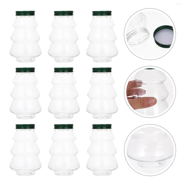 Vasos 10 PCs garrafa de bebida de natal