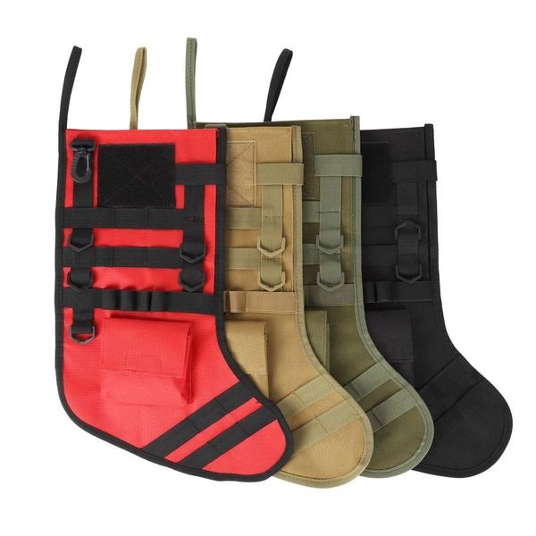 Taktik Molle Noel Çorap Çanta Askeri Depolama Çantası Av Torbası Açık Bot Hediye Çantaları Aksesuarlar