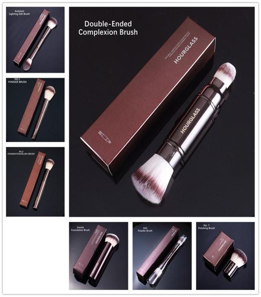 Escovas de maquiagem de ampulheta Powder blush blush sheshadow mistura de manchas de acabamento Cosmetics Blender Tools Brushes 1 2 3 4 5 7 8 15088210