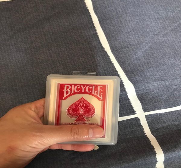 Bicycle Clear Playing Card Fosted Transparent Toy Poker à prova d'água Poker7309593
