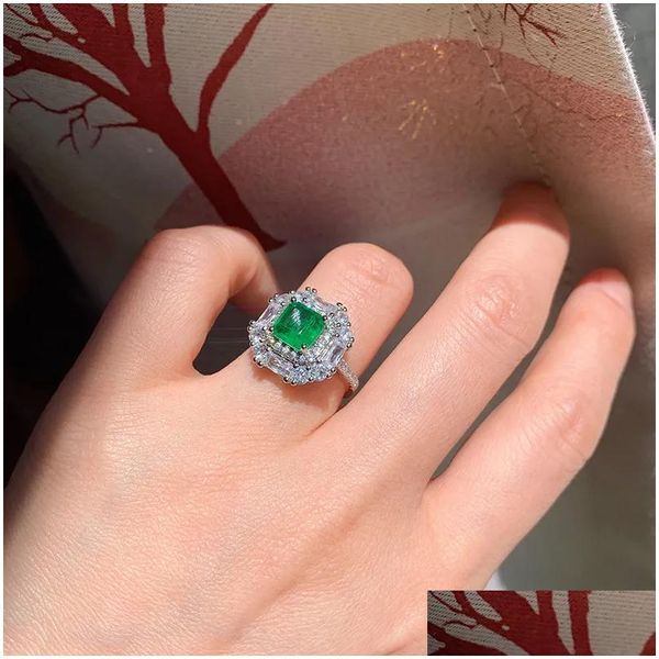 Подвесные ожерелья 2022 Рубин с высоким углеродным каменным колье кольцо качество ювелирных ювелирных украшений.