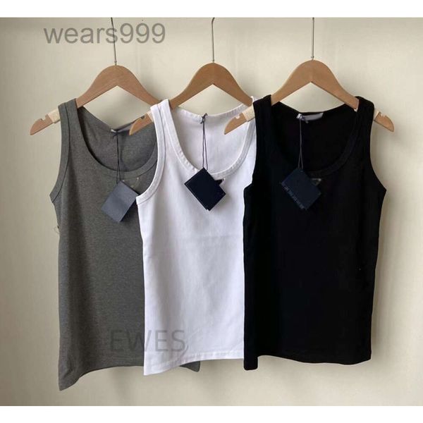 Tank Top Top Top Tops Tops Cance di cotone Tops Designer Siger Scate Yoga Abito da due pezzi Bra Ladies Solida camicia vintage Femme Sports TG6S