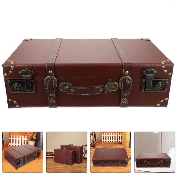 Confezione regalo in stile vintage valigia multifunzionale custodia portatile scatola