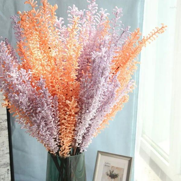 Fiori decorativi simulazione artificiale pteris phoenix foglie fogliare bouquet finto matrimonio per matrimoni decorazioni per feste