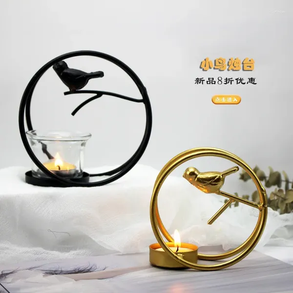 Candele per candele Cage Candlestick Ornament Simple Wedding Bar Cafe Restauranti Decorazione per la casa Regalo di compleanno Holiday 19SS