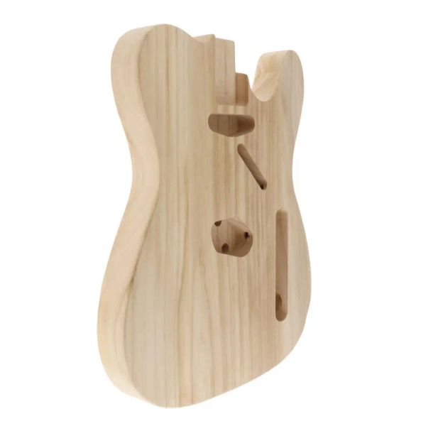 Chitarra fine corta di chitarra a botte di chitarra vuota artigianato in legno lucido adatta per TL Accessori per parti di chitarra elettrica
