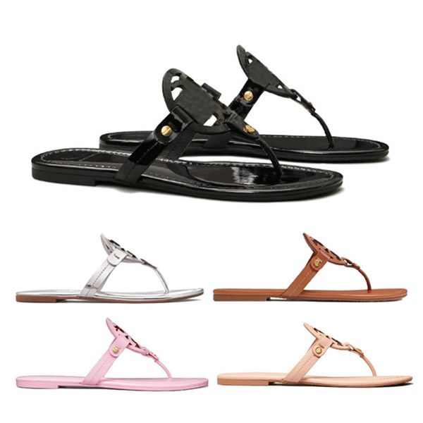 Designer Slingback Gummi Luxus Sandalen mit Kasten Sommer Strand Freizeit Ade flache Frauen Schuhe praktische leichte Nicht -Slip -Soles Pantoffeln