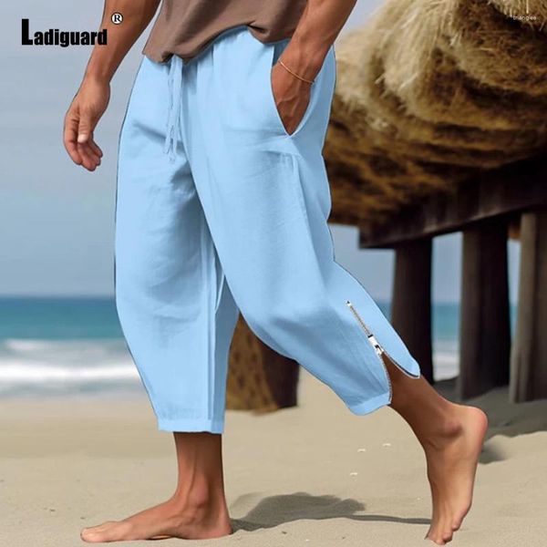 Pantaloni maschili ladiguard 2024 europeo cuffina di legno con cerniera elastre