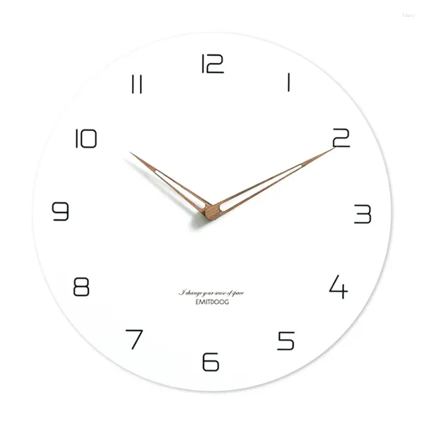 Relógios de parede elegante relógio de quartzo silencioso white barbeiro nixie assistir wand wand klok wallclock 50ko516