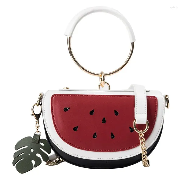 Bag Fashion Creative Cute Watermelon Lemon Chain Borse Messenger Fresh One Shoulder Messenger