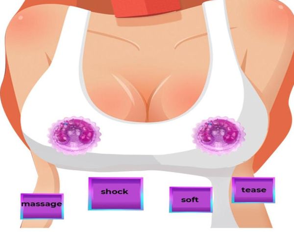 Linwo 2pcs Strong stimolo morsetti per capezzoli vibratori giocattoli sessuali per donne succhiaio clip femminile stimolatore mammario bdsm giocattoli per adulti1699444