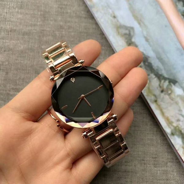 2018 New Fashion Casual Simple Business Ladies Watch Edelstahlriemen Top Luxus Frauen Quarzuhr Frauen Uhr Montre229u