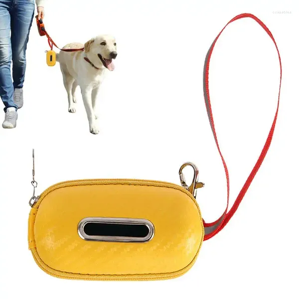 Dog Apparel Puppy Potty Carrier Portable Pooper Scoopers Bags Distribuidor de bolsa de cocô Carreira de transporte incluído para passear passeios de corrida