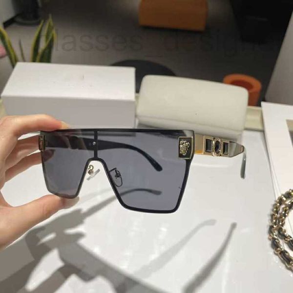 Designer de óculos de sol para mulheres e homens óculos Especiais UV 400 Cartas de proteção Pergunta Viga dupla Big Frame Frame Outdoor Brands Design Oversize 3072 708J