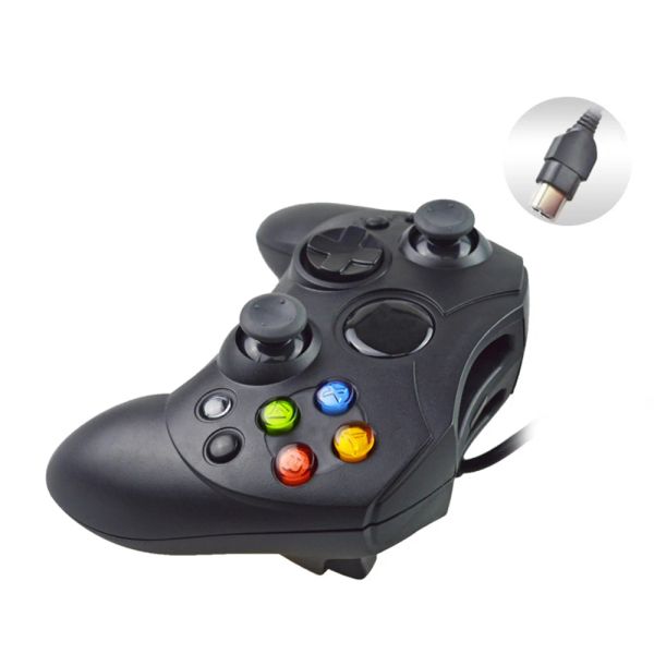 GamePads Новый классический джойстик -проводной игры -контроллер ретро -игры Black Green Case для Xbox Game Accessories Universal Remote Control