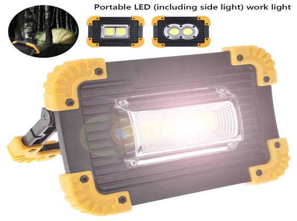 4 Modos de luz Spottle portátil Super Bright LED Light Light Rechargable para acampamento ao ar livre Lampe Fishing Travel3613082