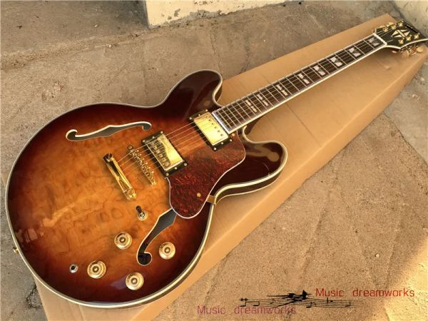 Guitarra halfhollow fhole jazz guitar