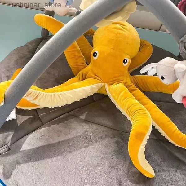 Gefüllte Plüschtiere 50 cm reales Leben Plüsch Oktopuse Puppe Peluches ausgestopft Tier Spielzeug Tintenfisch Tintenfisch Plüsch Spielzeug Ozean Tierarminus Kinder Geschenk L47