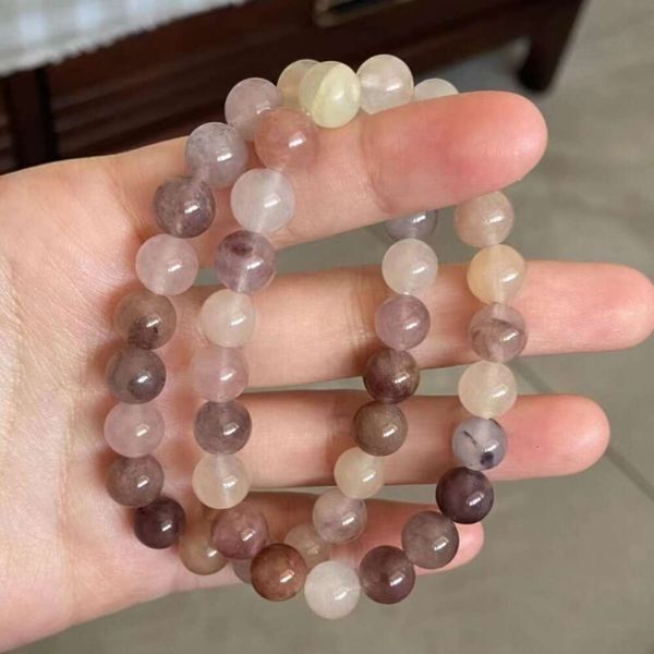 Instagram Xinjiang Shetai Gold Seda Violet Jade Jade Medula Crystal Bracelet Jóias Handchain Feminino