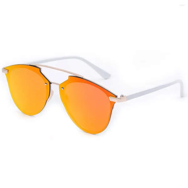 Sonnenbrillen Trend Metall hochwertige Rahmen Mode Frauen UV-Schutz und Anti-Polarisation
