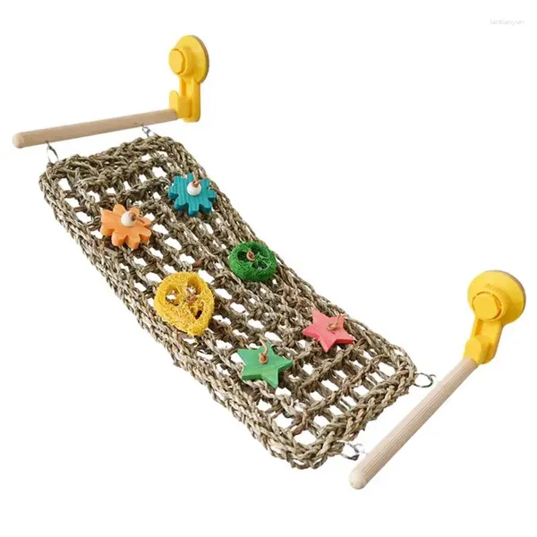 Altri uccelli per le forniture Hammock per conuzioni Swings Bridge Accessori a gabbia giocattoli pappagalli house ganci appesi piccoli uccelli piccoli uccelli