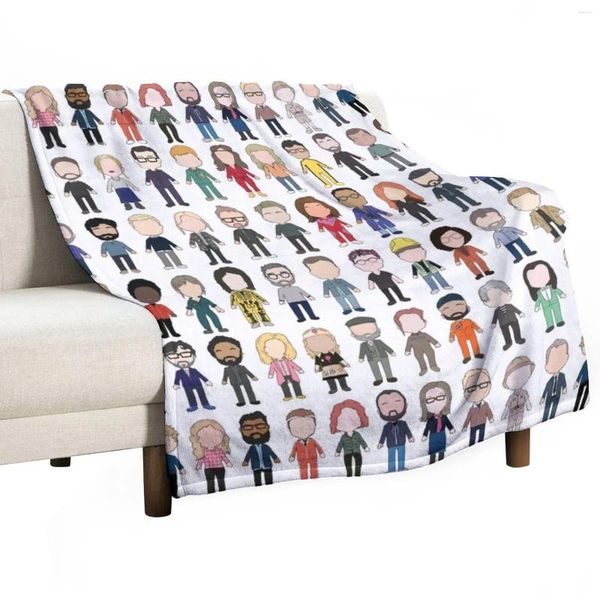 Coperte Cast Poster Taskmaster First Ten Series Serie Coppay Cosplay Anime Fashion Divano letto decorativo