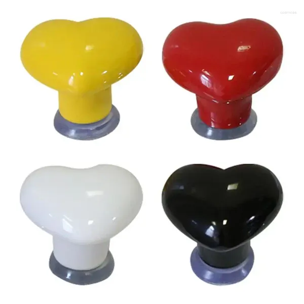 Capas de assento do vaso sanitário Button Button Pusher Creative Love-Heart-Heart Ceramic Push Switch Ferramentas de descarga Ferramentas Pressione Assistente