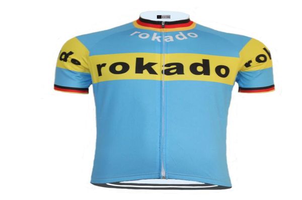 Rokado Team Retro Classic Nur Kurzarm Ropa Ciclismo Shirt Cycling Jersey Cycling Wear sizexs4xl2992406