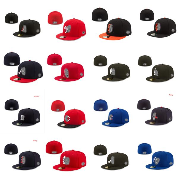 Myvipshop tüm takım beyzbol takılmış kapaklar toptan sporlar düz tam kapalı futbol şapkaları moda yaz snapback chapeau kemik