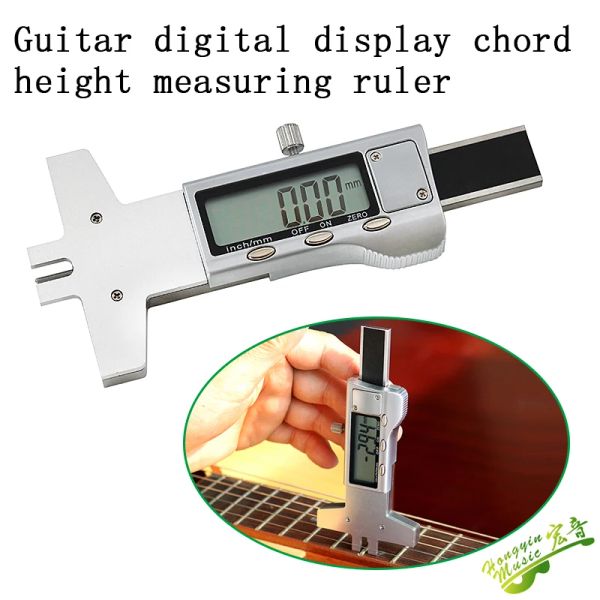 PEGS Guitar Digital Display String Ride Ruler String Height Seastrive Seamurement Meter Folk Bakelite Classic Guitar Production и