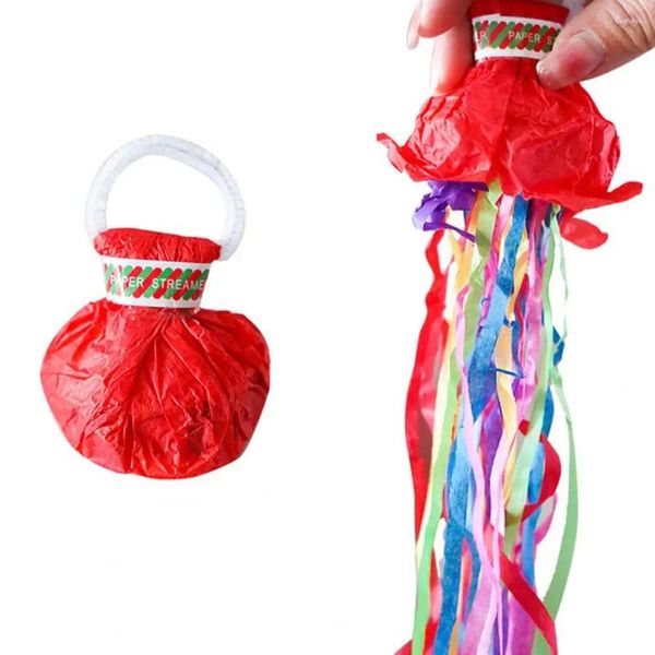 Decoração de festas Ornamentos de fitas com arco de mão coloridas lascas de confetes para comemorações de graduação no casamento de aniversário Celebrações