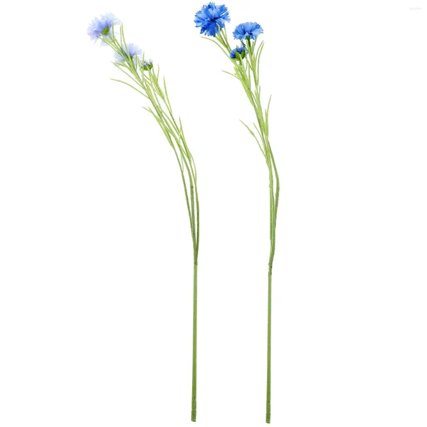 Fiori decorativi Vaso fiori Simulazione Simulazione di Simulazione Car Cornflower Artificialeles Decorativas Para Decors