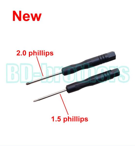 Novo preto 15 Phillips 20 Phillips Chave de fenda Ferramenta de reparo de parafuso de parafuso para Samsung Reparo de brinquedo de telefone Samsung 1000pcslot7922586