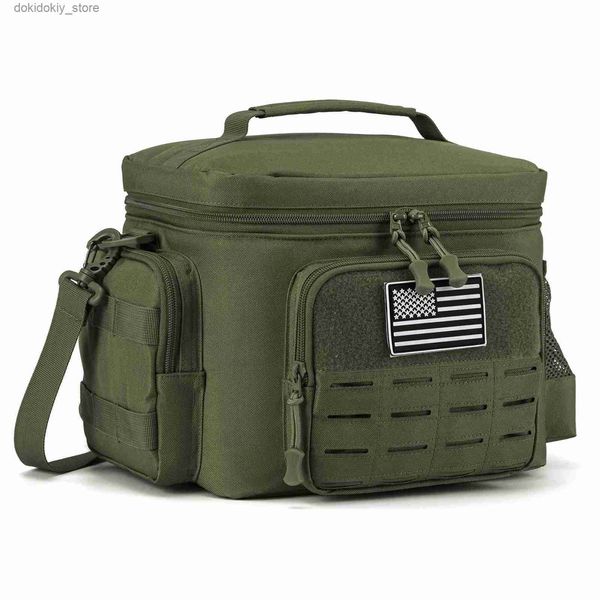 BENTO CAIXAS LURMA TAPTICAL PARA HOMENS MILITAR PARA LUMO DE PARTIMAIS BA BA TRABALHO VAZOLOTEL ISLULADOR DURÍVEL DURÍVEL BA FEELA Campin Picnic L49