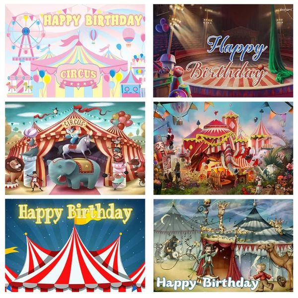 Decorazione per la decorazione circo di carnevale sfondo per bambini compleanno baby shower pografia per bambini decorazioni decorazioni poster poo