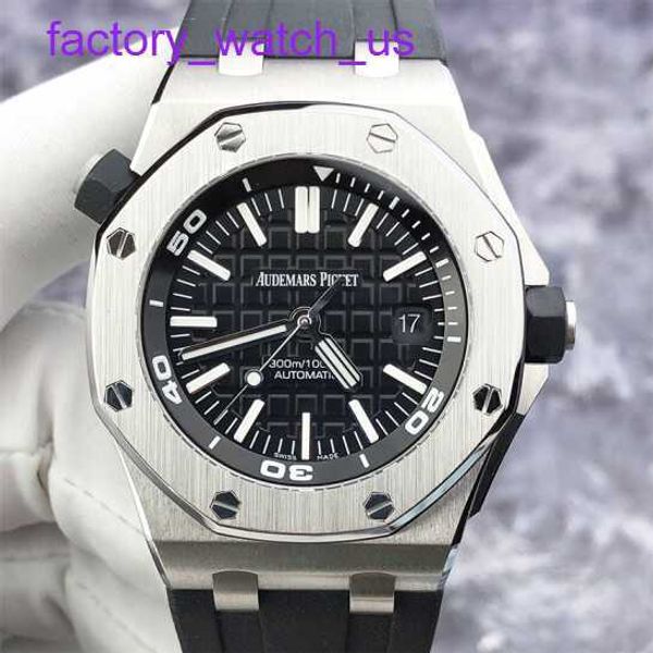 Ikonische AP -Armbanduhr Royal Oak Offshore Offshore 15710st Mens Watch Watch Watch Date Deep Dive 300 m 42 mm Automatische mechanische Uhr Garantie