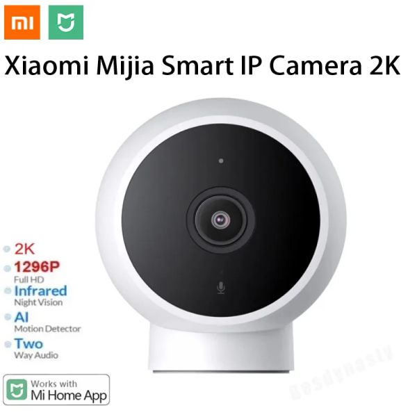 Produtos Original Xiaomi Mijia Câmera IP IP Smart 2K 1296p Wi -Fi Night Vision bidirecional Detecção de áudio Video Video Cam Baby Security Monitor