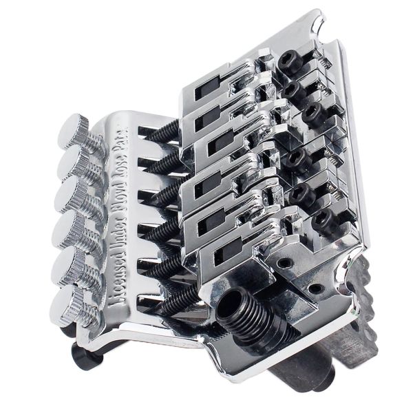 Cabos magideal 6 string guitarra de travamento duplo tremolo guitarra ponte chrome