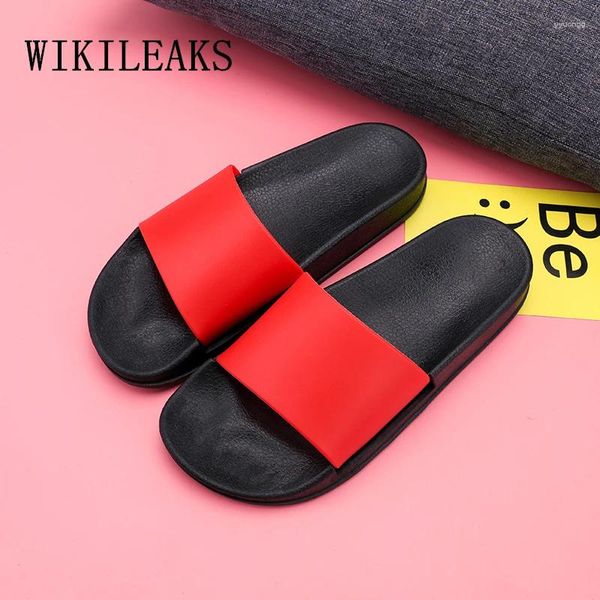 Slippers Women Shoes Summer Summer Beach Designer Slides Slides Home Pantoufle Chaussures Femme Terlik Zapatos Hombre