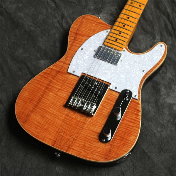 Cavi di alta qualità chitarra elettrica in legno koa pronto in negozio immediatamente
