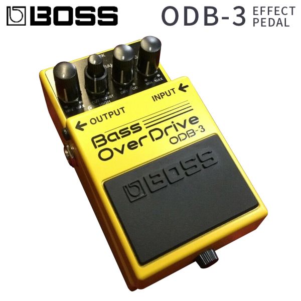 Efeitos de guitarra de guitarra Efeitos de pedal de pedal de bass odb3 de guitarra amarelo odb3 pedal