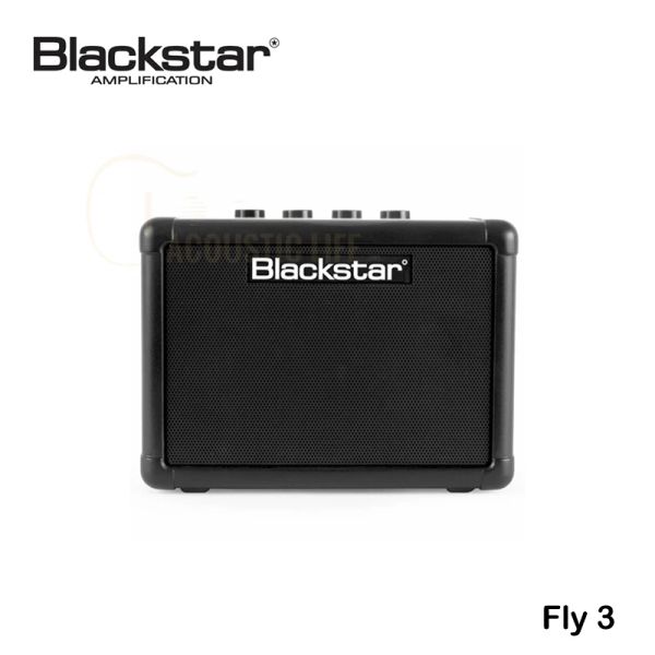 Cabos Blackstar Fly 3 Mini amplificador de guitarra elétrica preto / concha rosa / surf verde / açúcar crânio / bluetooth