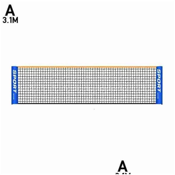 Ракеты бадминтона простые/4 м/5 м/6м теннис обучают сеть.