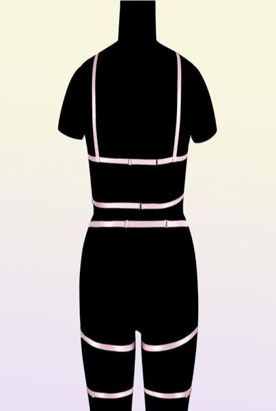 Подвязки эротического белья плюс размер бдсм жгут женщин готические рабство подвески подтяжки подтяжки для подтяжкой пояс Сексуальные костюмы носить чулки SET2746228