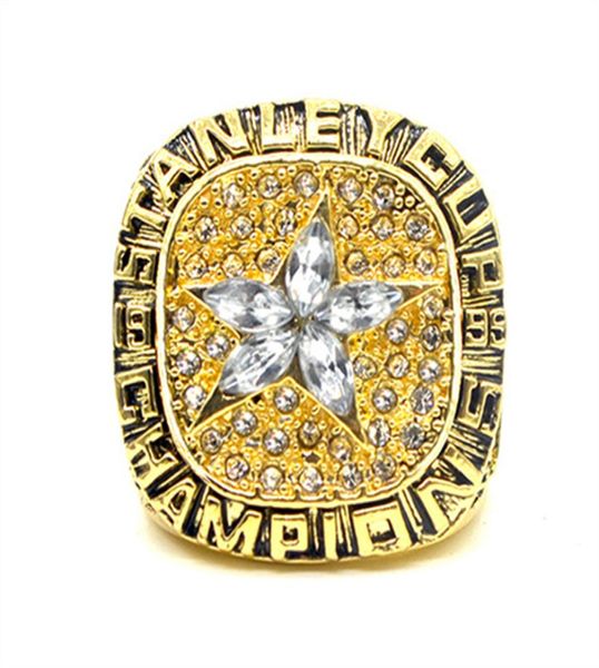 1999 Stars Cup Hockey Championship Ring Großhandel kostenlos Versand2318177