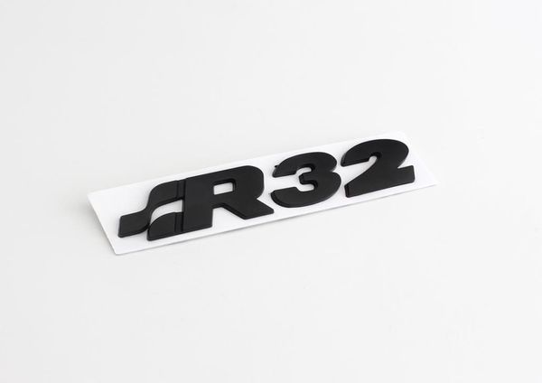 1x Chrome R32 SR32 traseiro traseiro traseiro emblema do emblema do emblema ajuste para VW Golf Mk4 R328752392